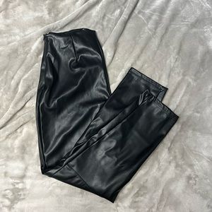Fabletics vegan leather leggings